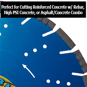 14 inch PREMIUM concrete saw blade rebar cutting