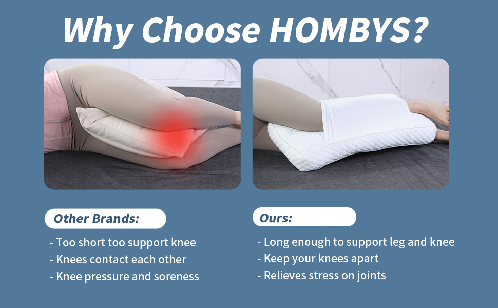 HOMBYS Between Leg Knee Pillow for Side Sleepers and Back Sleepers 44a0df17 D51b 40cd 8253 C30e2e7dd8ca. CR0,0,970,600 PT0 SX970 V1