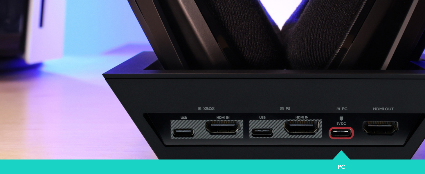 Logitech G Astro A50 X LIGHTSPEED Wireless Gaming Headset + Base Station