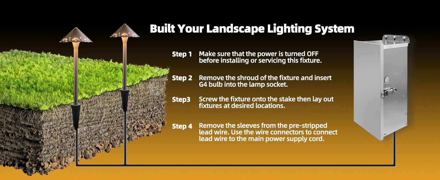 metal walkway lighting