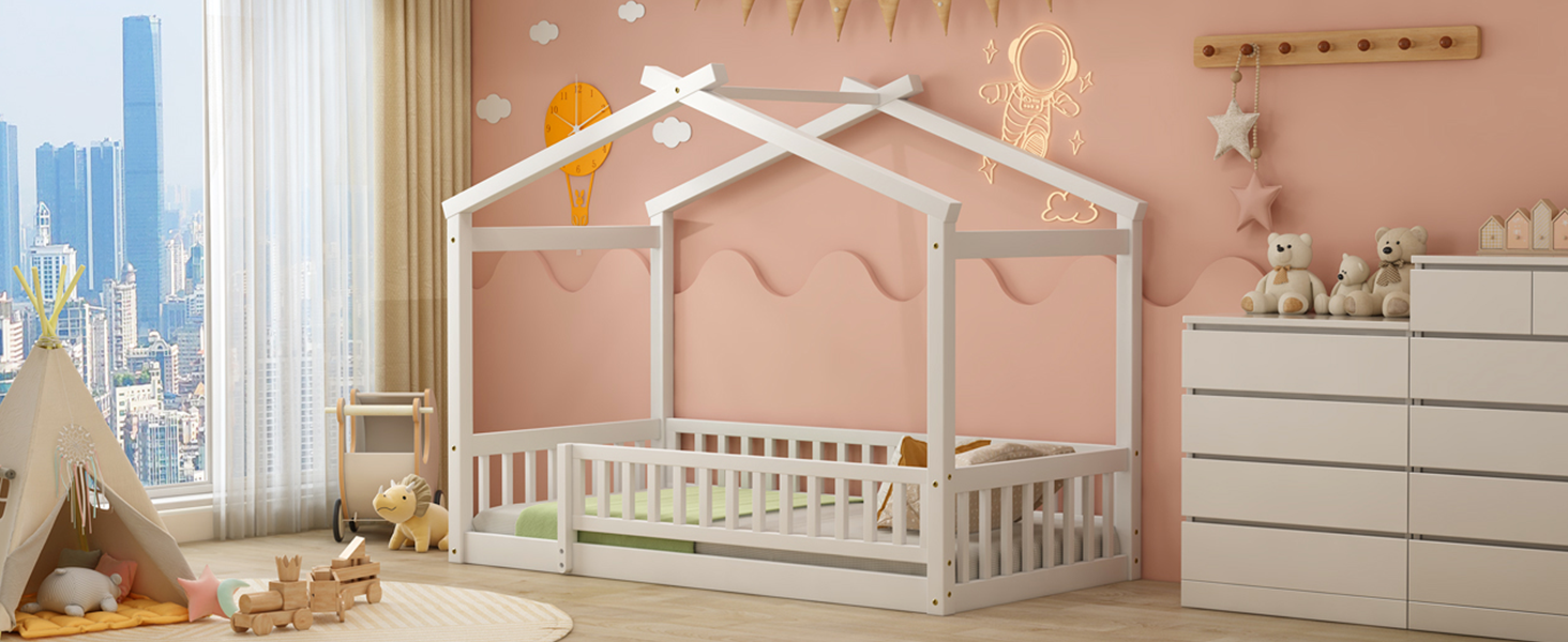 kids house bed 
