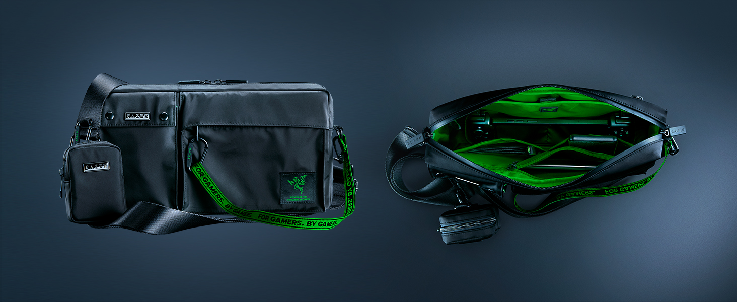 Razer Xanthus Crossbody Bag Fits Kishi, Steam Deck