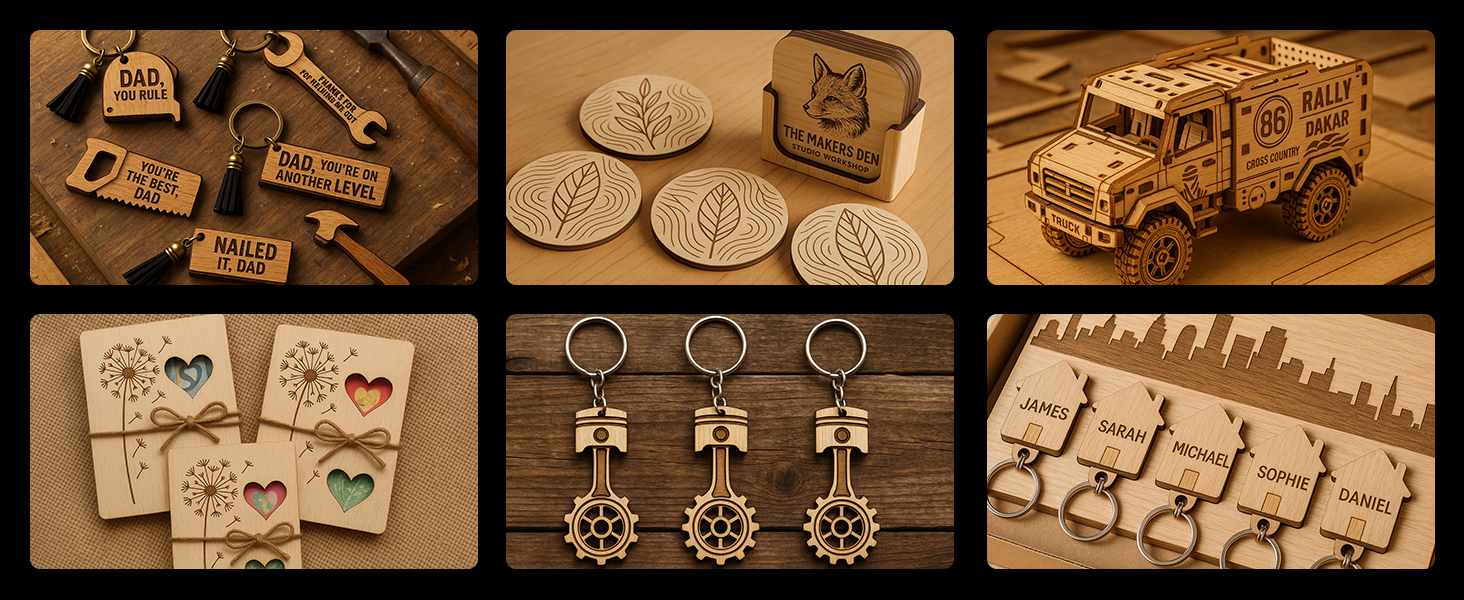 Wood laser engraver