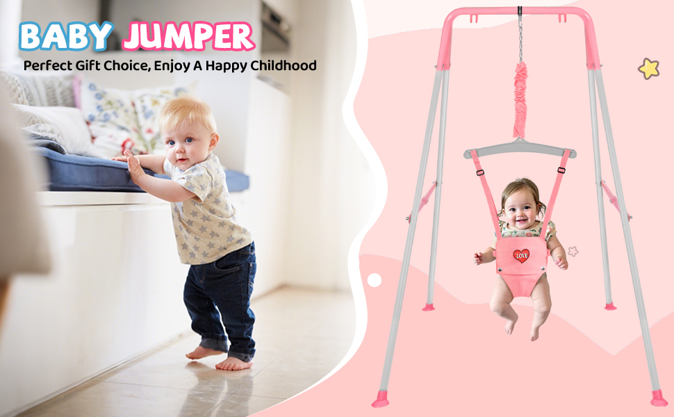 Baby jumping chair