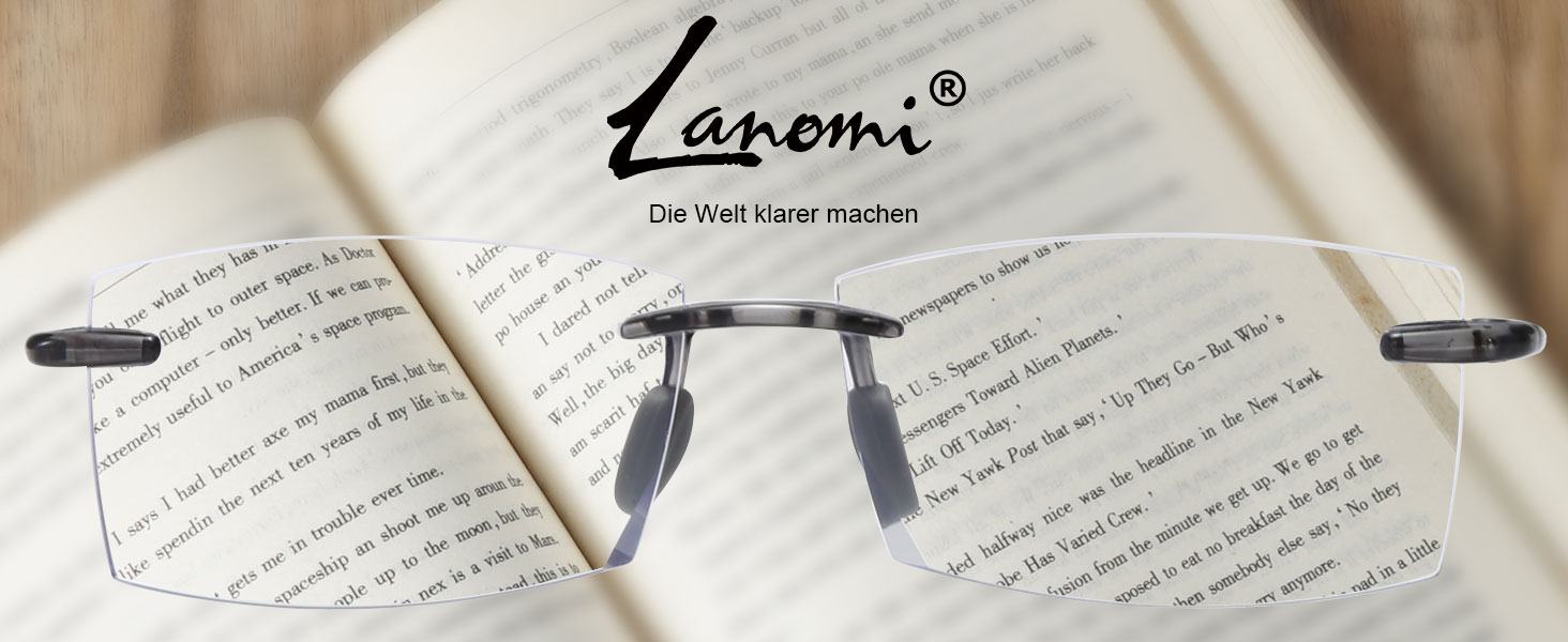 Lesebrille Rahmenlose Herren
