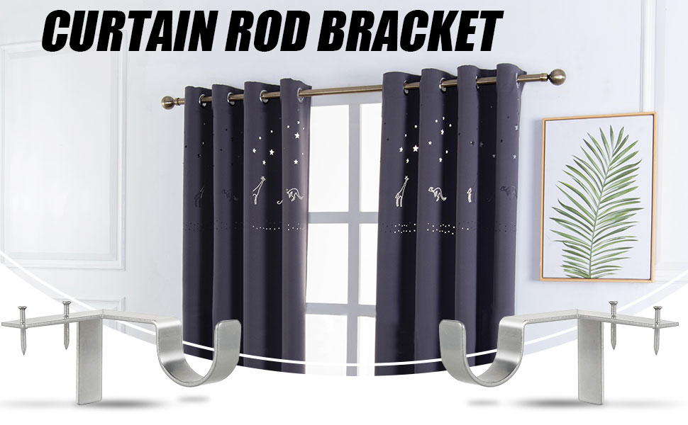 decorative hooks rod