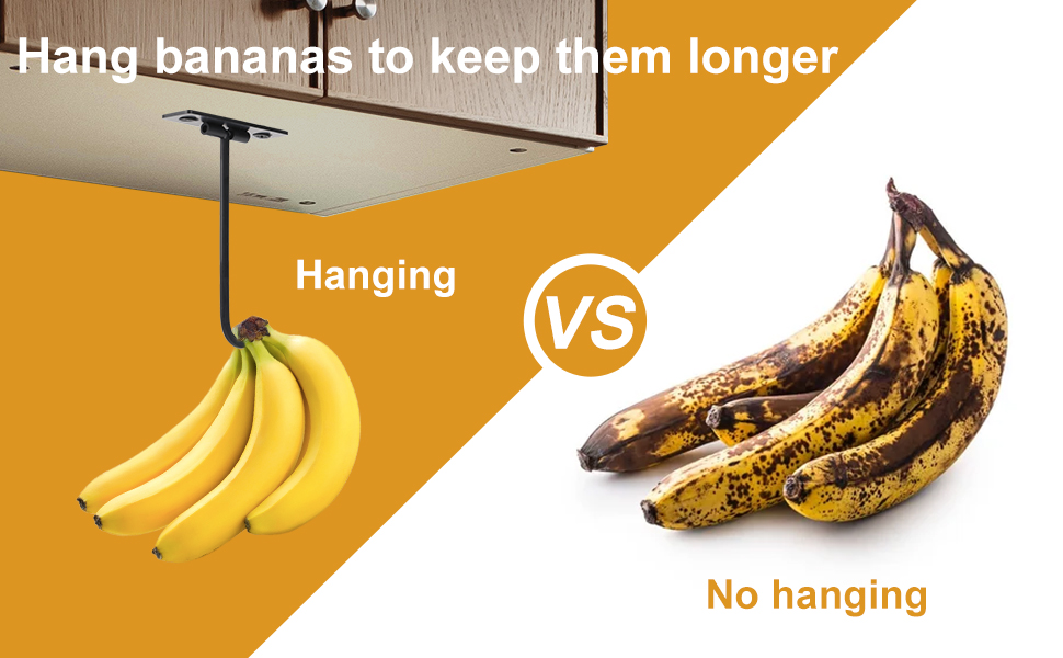 DAJIANG Banana Hook, Metal Banana Hanger Under to