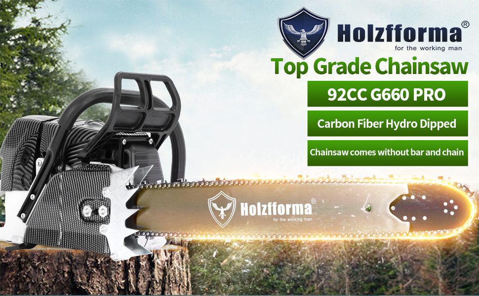 Farmertec Holzfforma 92cc G660 PRO Chainsaw Power Head with Normal