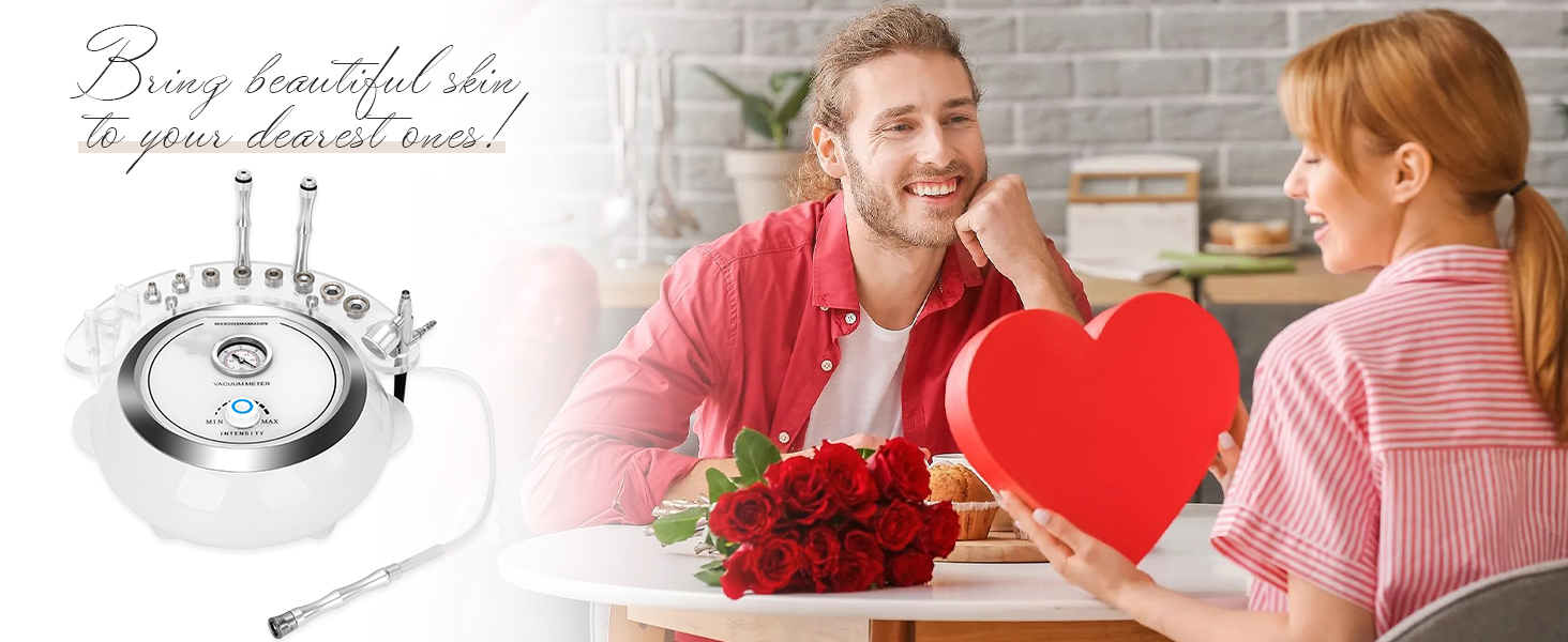 Suction Power Professional Diamond Glow Facial Machine with Spray Kit, Facial Skin Care Equipment