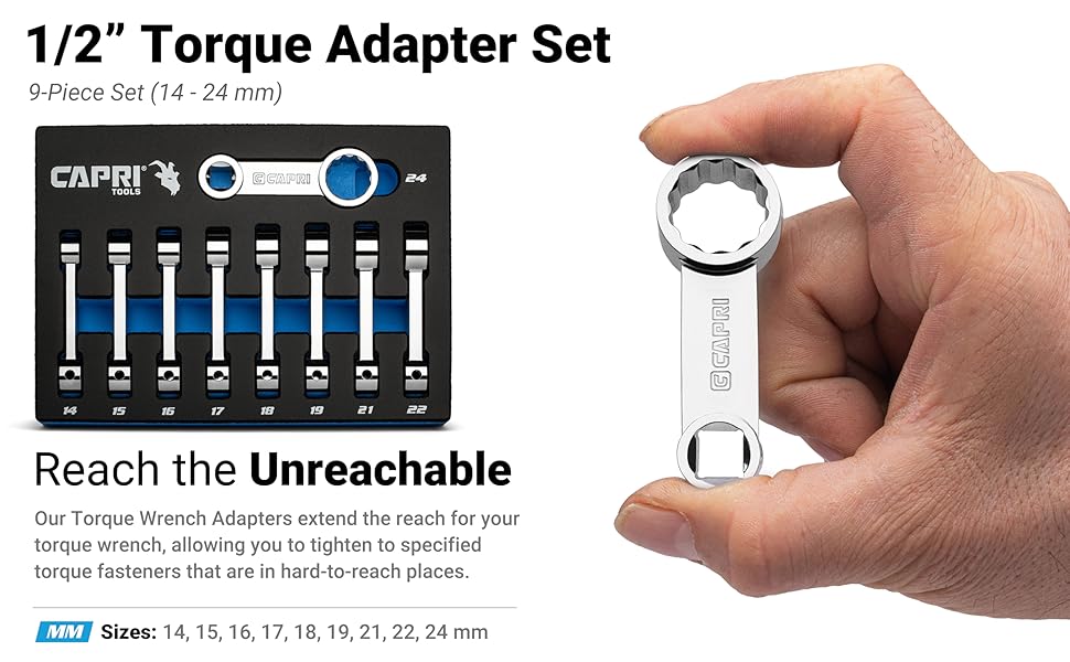 1/2" Torque Adapter Set