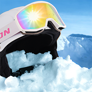 Snowboard Ski Goggles for Men Women Youth Anti-Fog Over Glasses Winter Snow Goggles