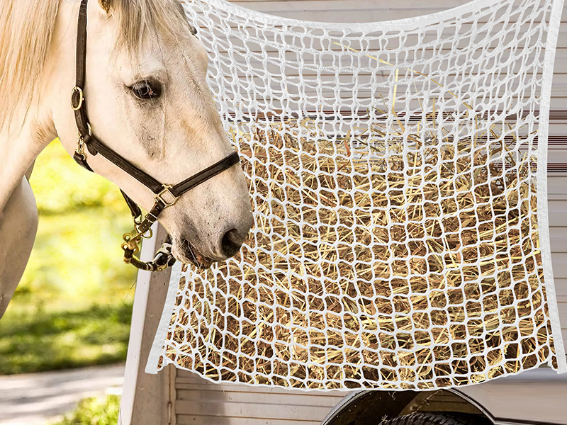 WEEKSUN 2 PCS Slow Feed Hay Net, Hay Bags for Horses with