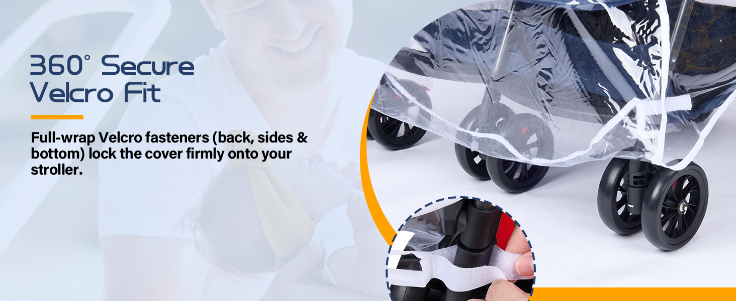 double stroller rain cover