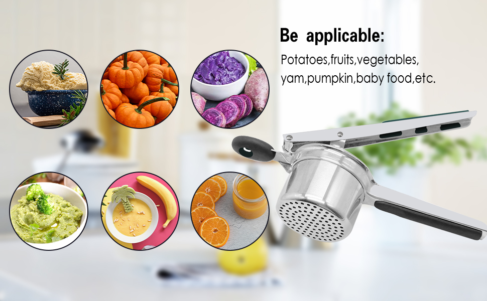 Potato Ricer,Ricer For Mashed Potatoes, Spaetzle Maker With