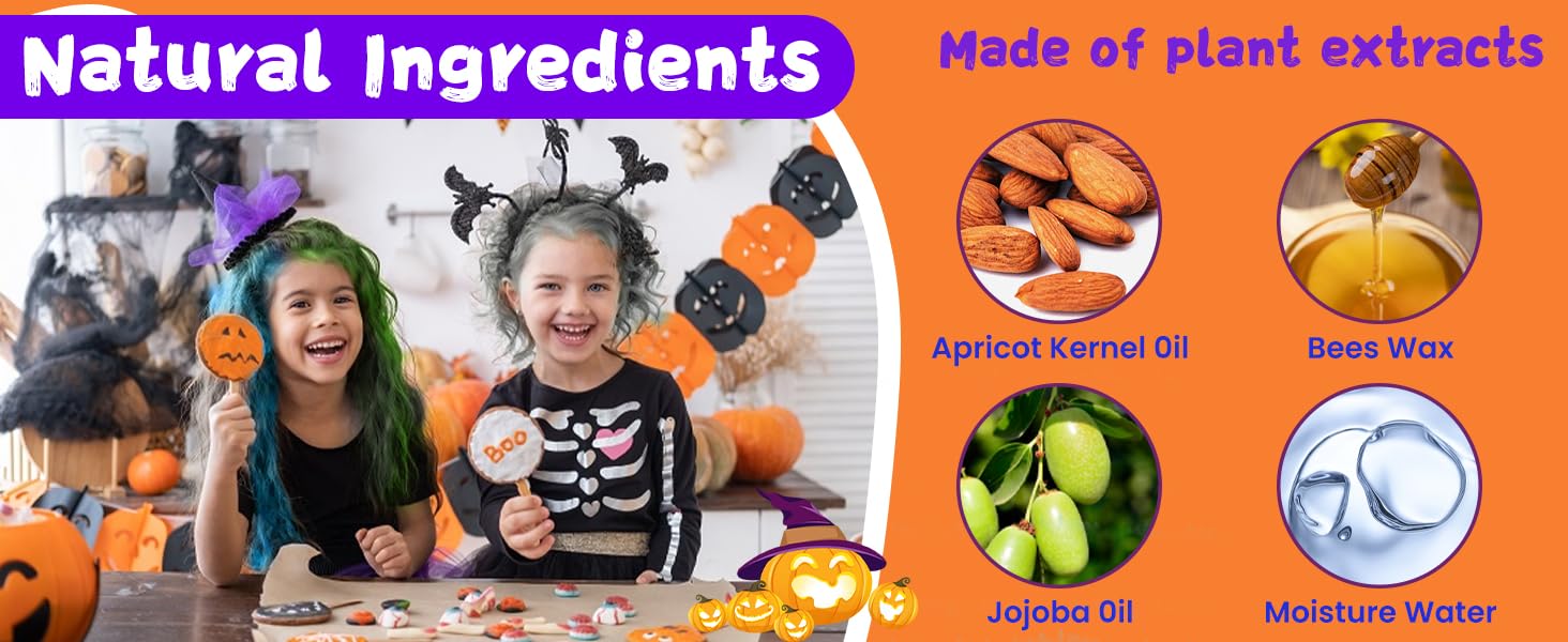 Temporary Purple Hair Color Wax for Kids, Women Men Colored Hair