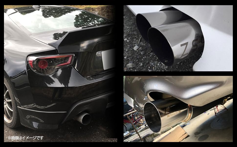 Z.S.S. Racing 社製Div Attack-ST ZSS Racing Division Attack DT Racing Muffler Exhaust