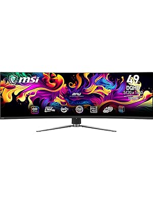 MSI MPG 491CQP QD-OLED 49インチ DQHD 144hz MSI MPG 491CQP QD-OLED 49