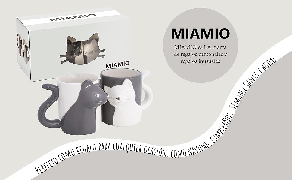 MIAMIO Cat Mugs Gift