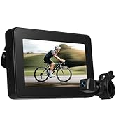 Shkalacar Handlebar Bike Mirror, Universal Bicycle Rear View camera 4.3'' HD Night Vision, 150° W...