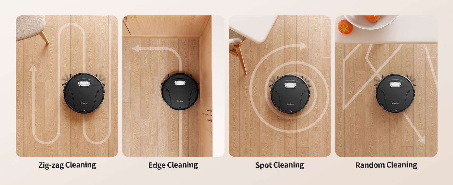 HONITURE Robot Vacuum Cleaner with Mop, 4500Pa Ultra Strong Suction