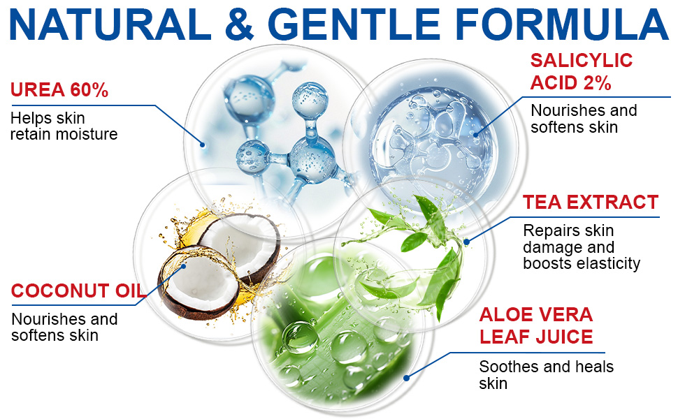 Urea Cream Stick 60% plus 2% Salicylic Acid for Feet Maximum Strength