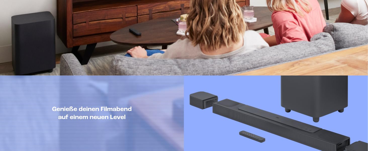 JBL Bar 800 5.1.2Kanal Soundbar für das Heimkino Soundsystem Mit