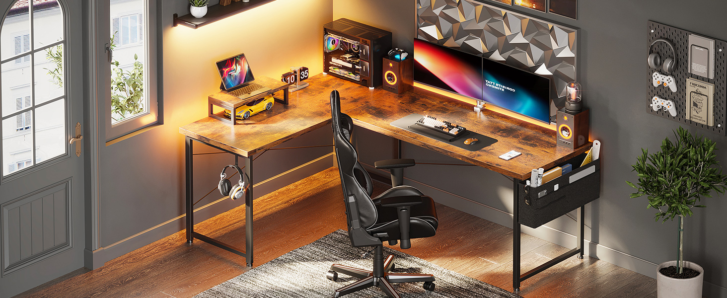 l shaped gaming desk