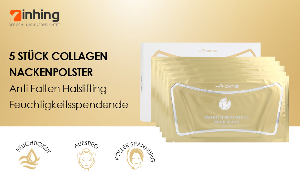 5 Stück Collagen Nackenpolster