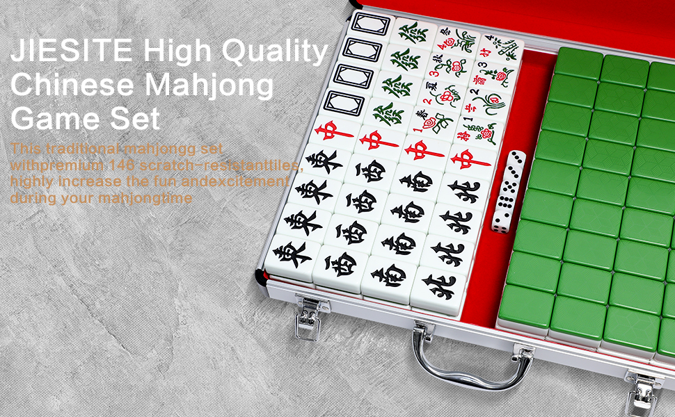 Amazon.com: JIESITE Chinese Mahjong Tiles Set with 144