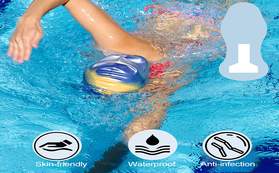 7PCS Waterproof Swimming Pads for Women PU Clear Hygienic