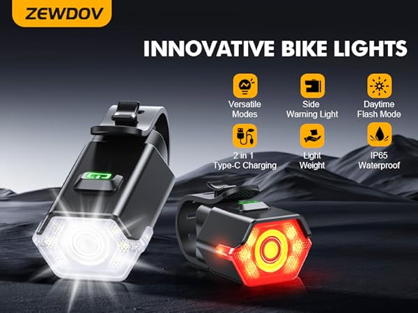 rechargeable bike light