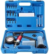 DASBET 21PCS Hand Held Vacuum and Pressure Pump Brake Clutch Fluid Bleeder Tool Kit, One Man Brak...