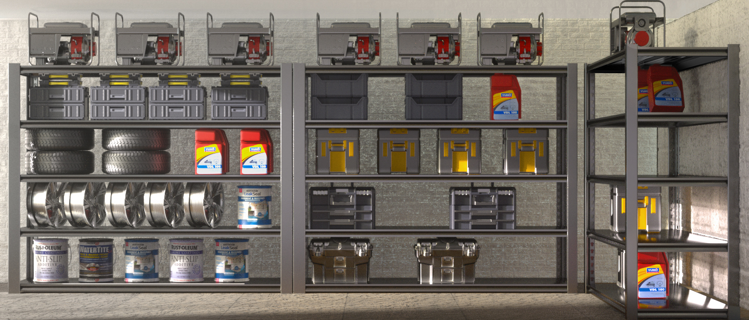 Heavy Duty Garage Shelving