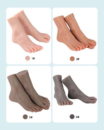 silicone feet model