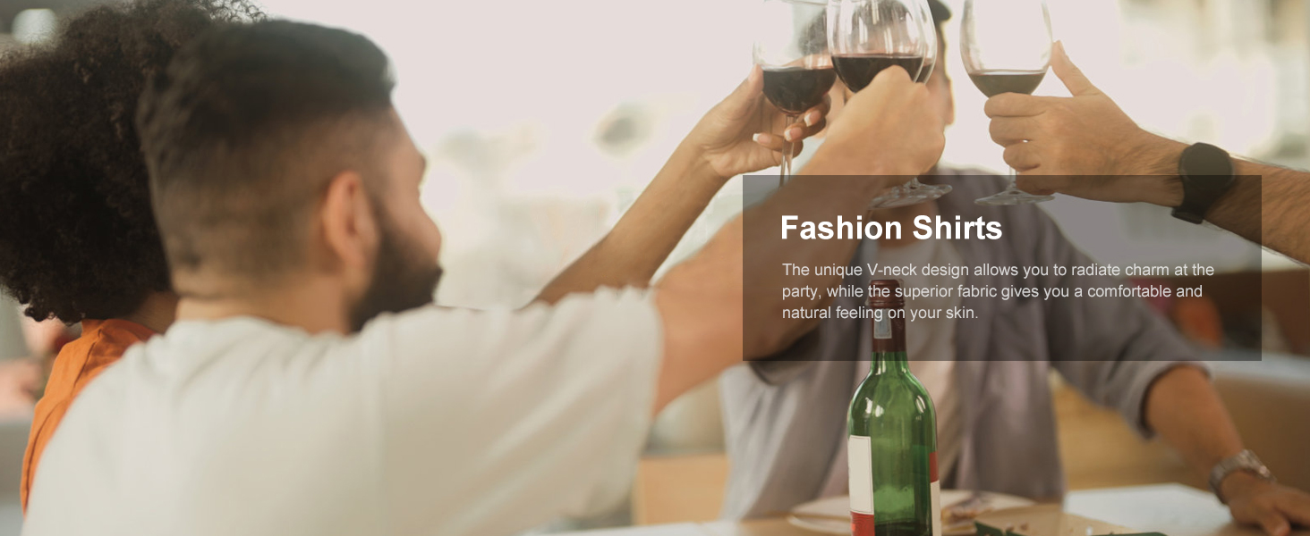 Mancozy Mens 3 Pack T Shirts Casual Fashion Longline V-Neck Shirt tee…