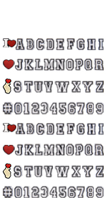 80 Pack Letter Charms for Clog Sandals Shoe Decoration