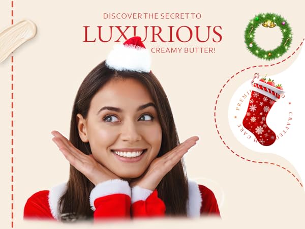  Lip Balm Hydrating Bulk Chap Stick with Fruit Flavors, Coconut Oil, Cocoa Butter - Christmas