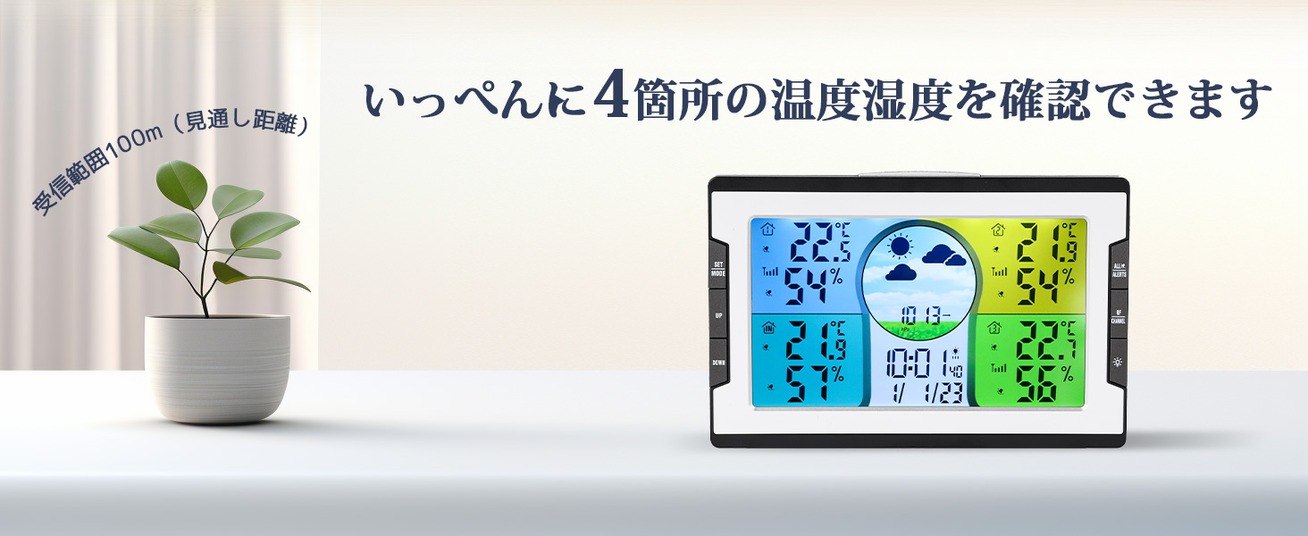 家庭用温湿度計