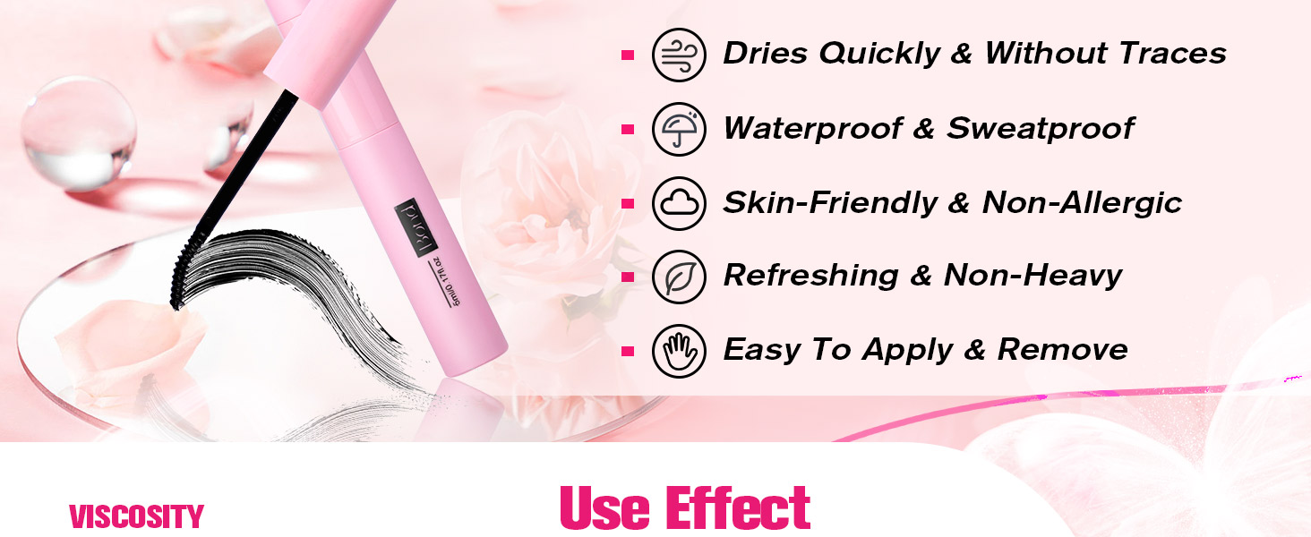 long lasting lashes glue waterproof lashes glue sweat-proof glue