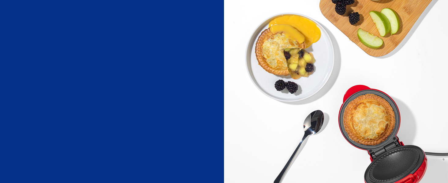 Giles & Posner EK4914 Mini Pie Maker DeepFill Pie Machine, NonStick