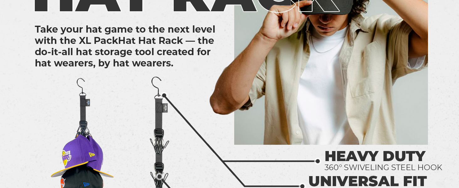 hat rack organizer cap wall over door baseball closet hanger holder storage room door hook men gift