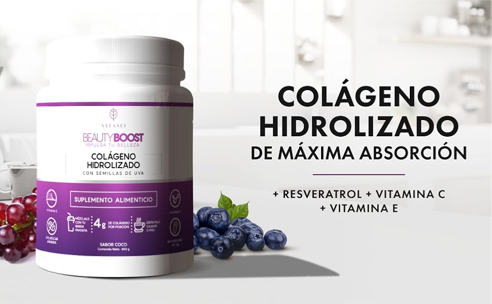colágeno hidrolizado con resveratrol