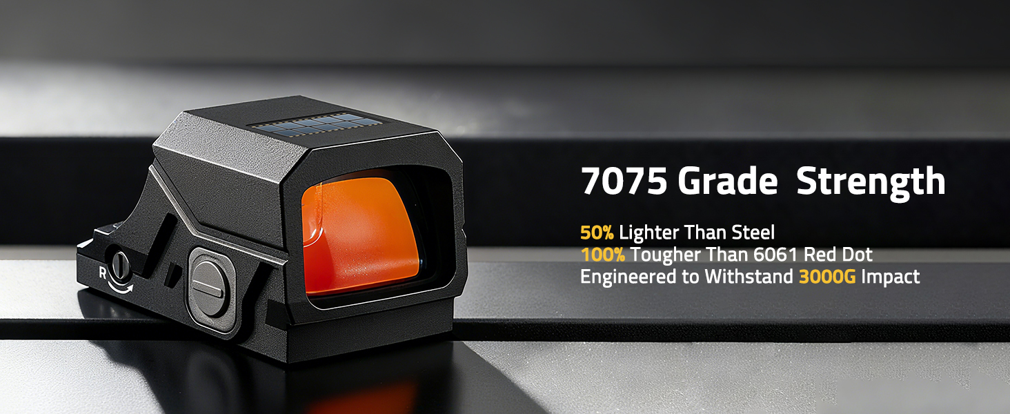 3000G shockproof - CVLIFE BearSwift Enclosed Solar red dot Sight