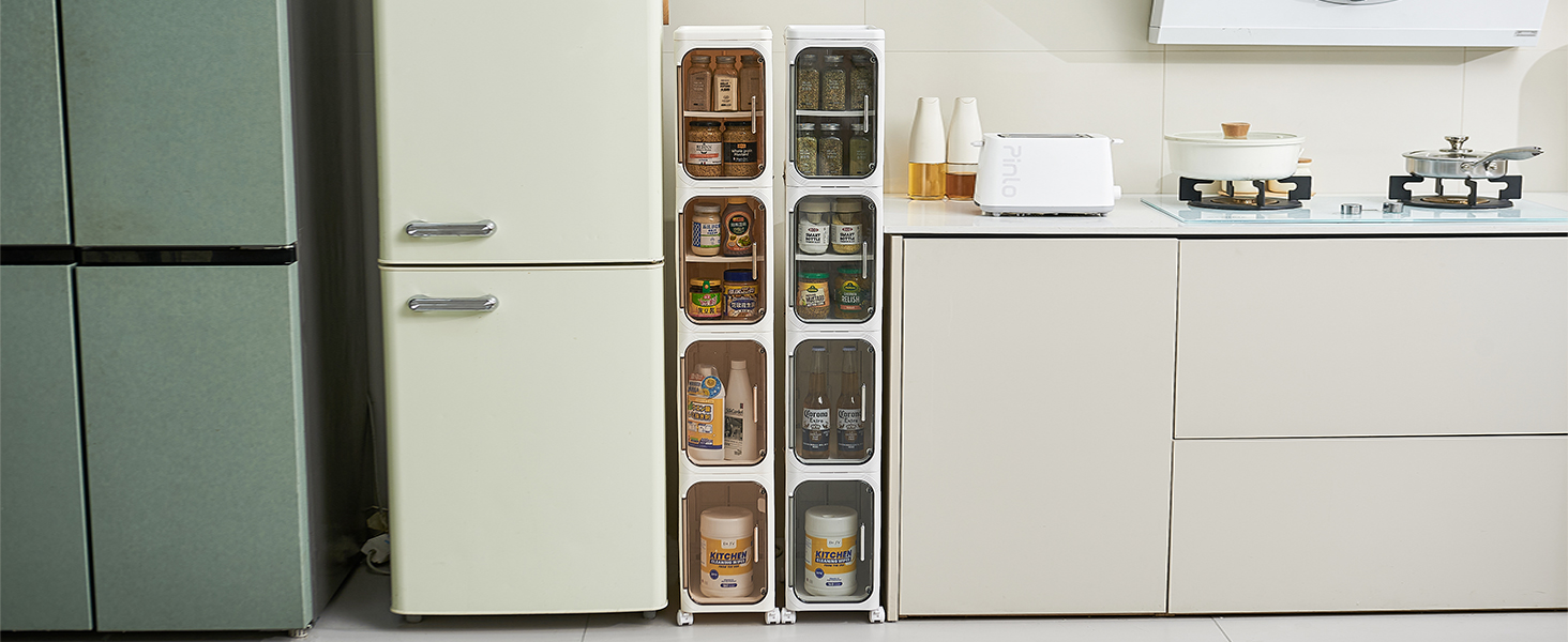 narrow storage cabinet