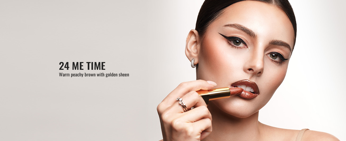 brown lipstick