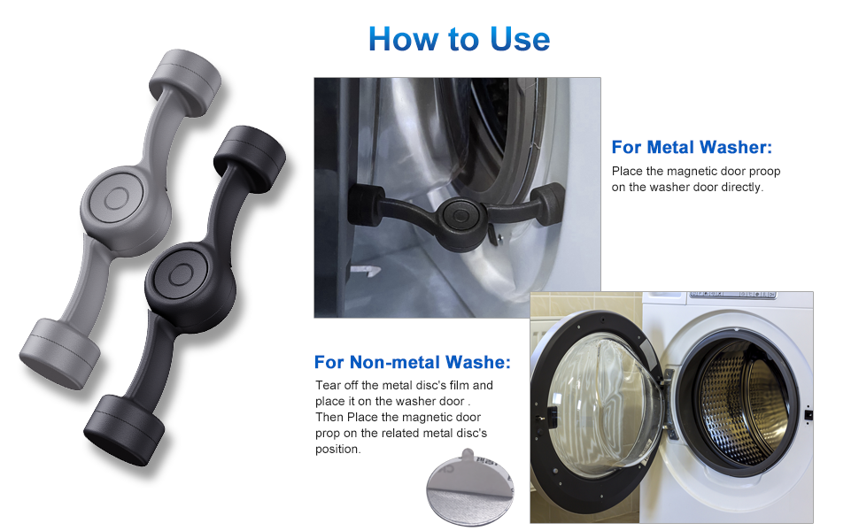 Front Load Washer Door Prop, Compact Washing