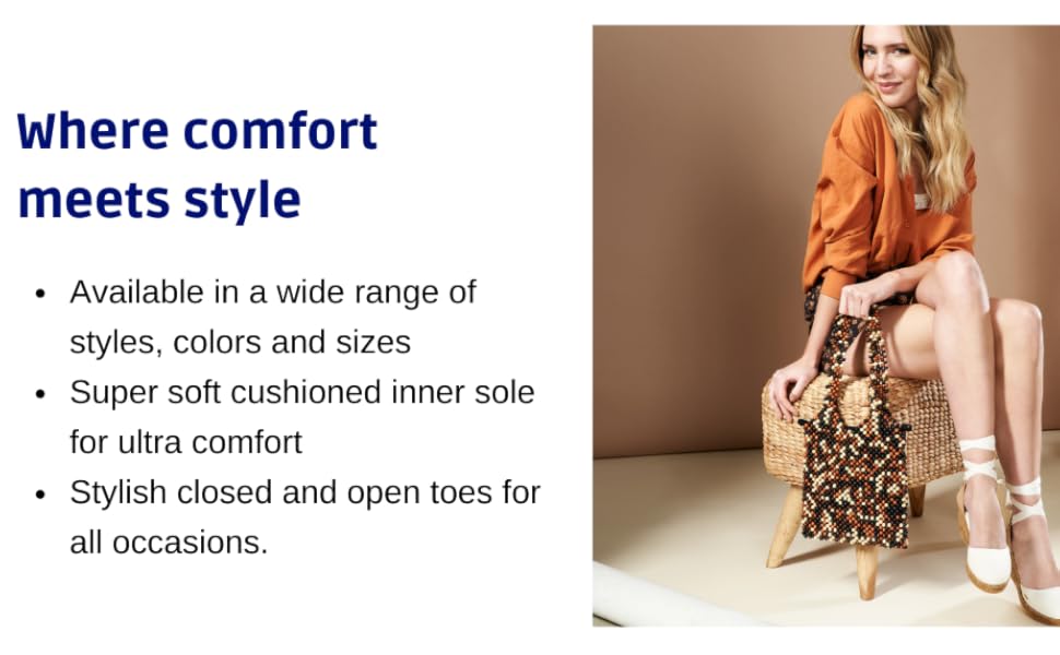 Comfort meets style. Available in a wide range of styles, colors and sizes.