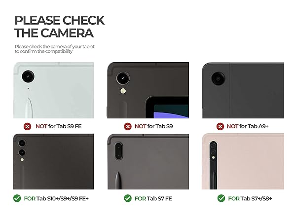 Dexnor for Samsung Galaxy Tab S10+ Plus/S9+ Plus/S9 FE+ Plus/S8+ Plus/S7+ Plus/S7 FE Keyboard Case