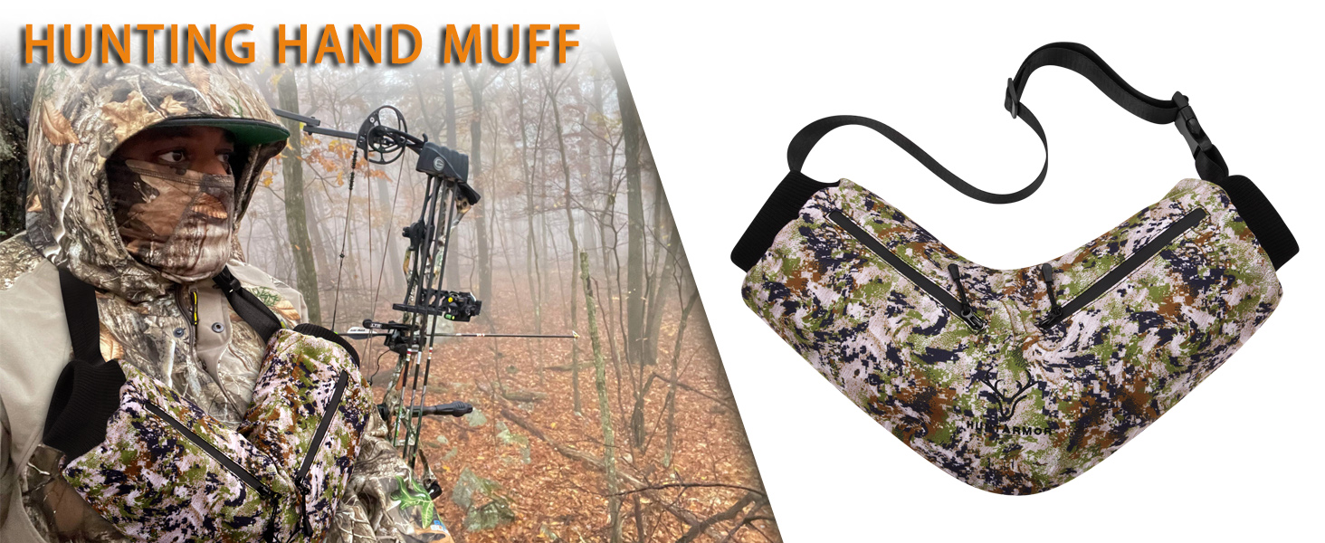 SKIGUARD Hunting Hand Muff Handwarmer Fleece Muff Pack