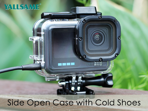 その他 GOPro Amazon.com : YALLSAME Side Open Case for GoPro Hero 13 12 11